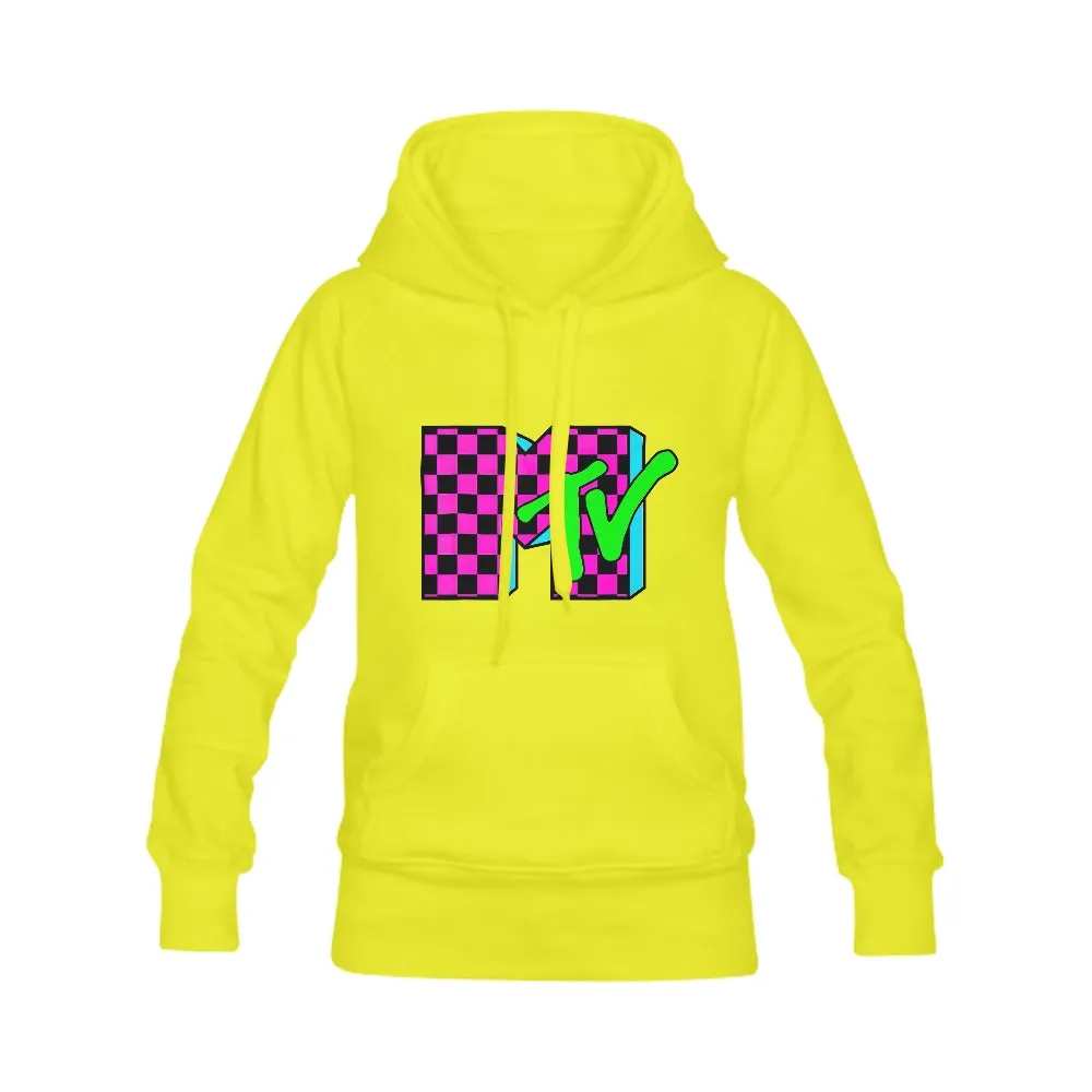 Neon MTV Logo Women's Classic Hoodies Multi-color