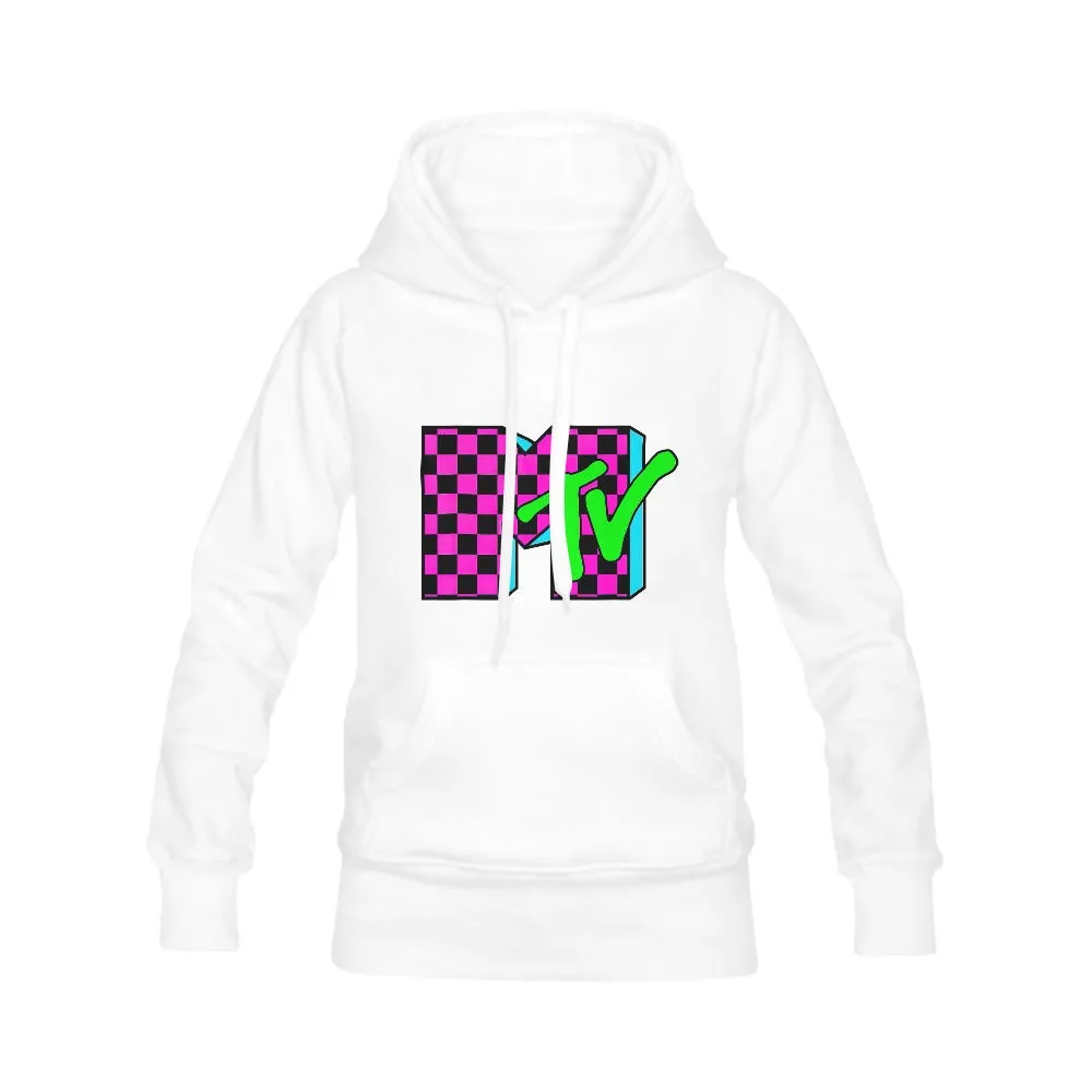 Neon MTV Logo Women's Classic Hoodies Multi-color