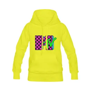 Neon MTV Logo Women's Classic Hoodies Multi-color