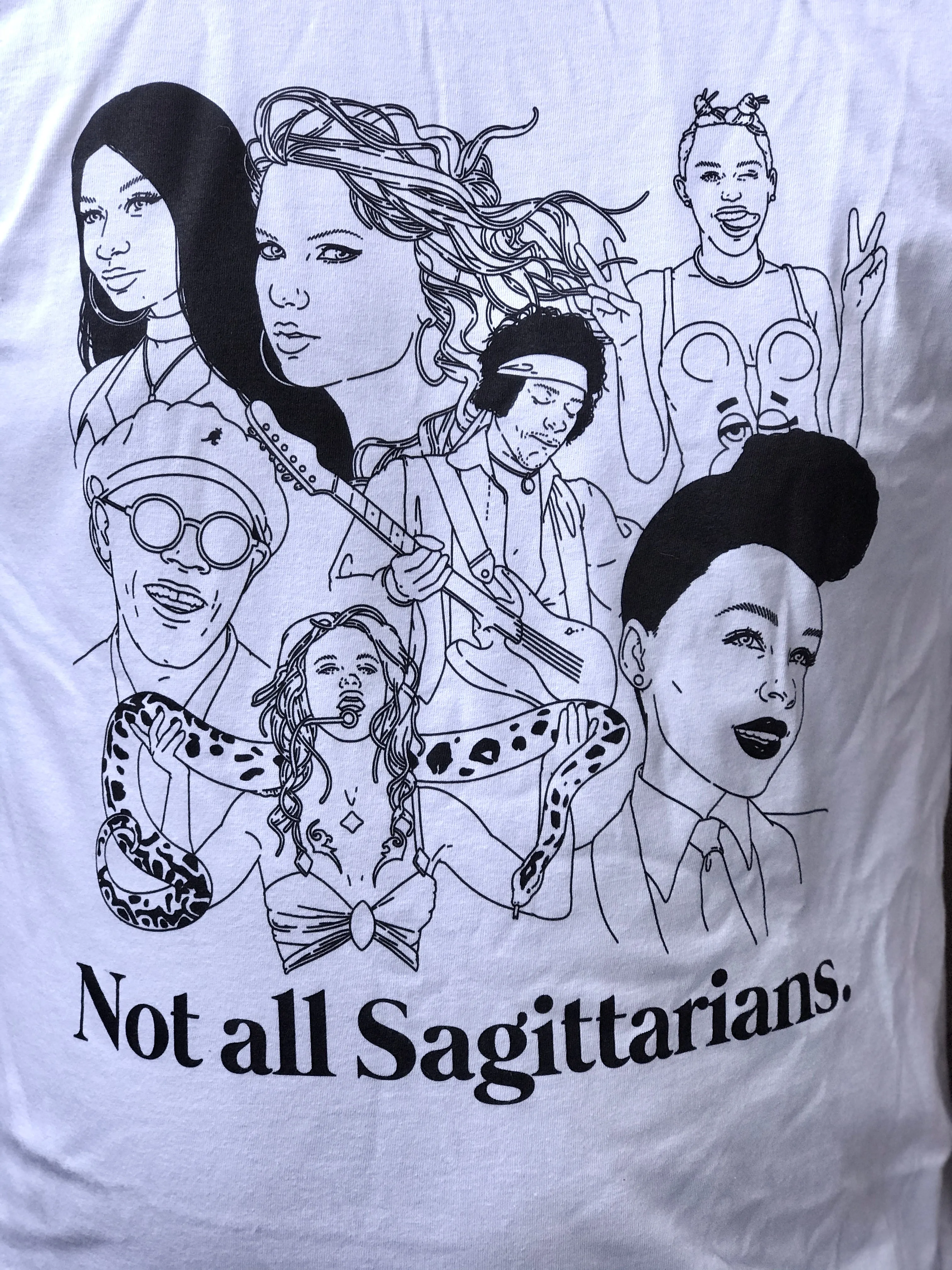 Not All Sagittarians Icons T-Shirt