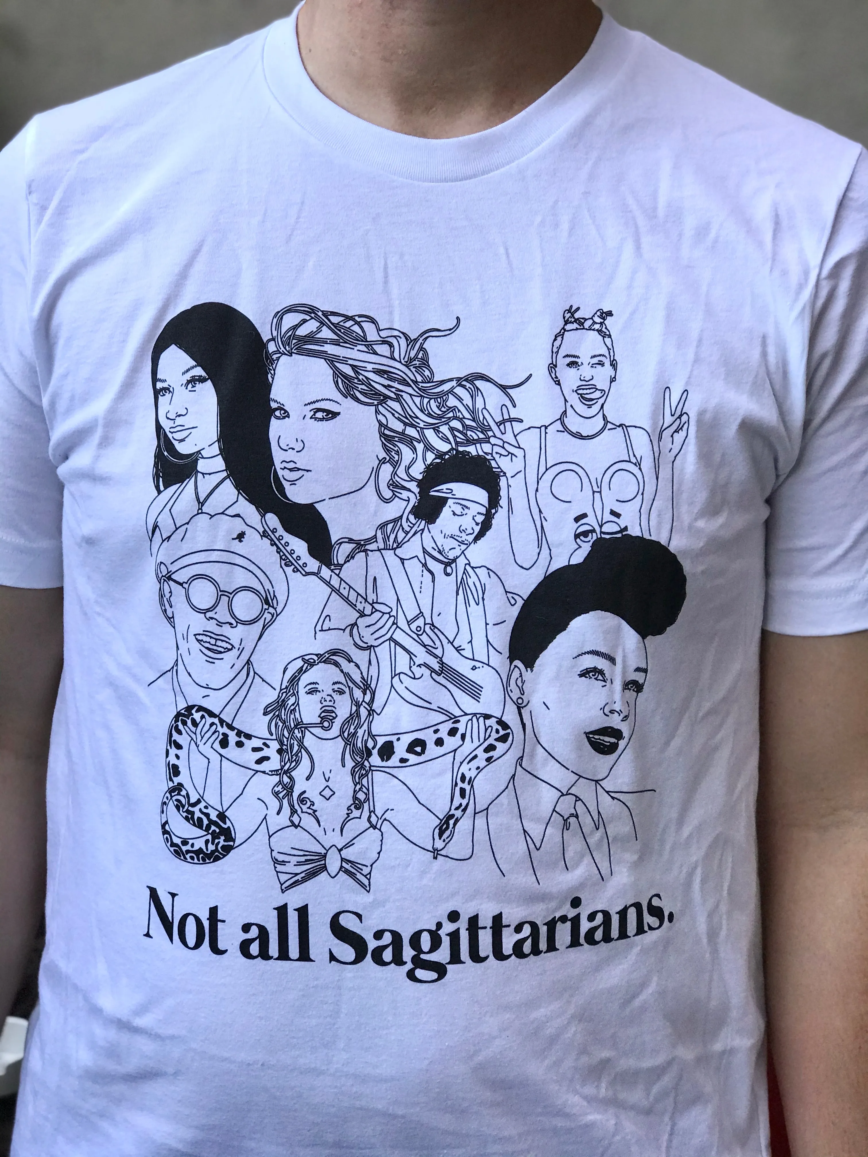 Not All Sagittarians Icons T-Shirt