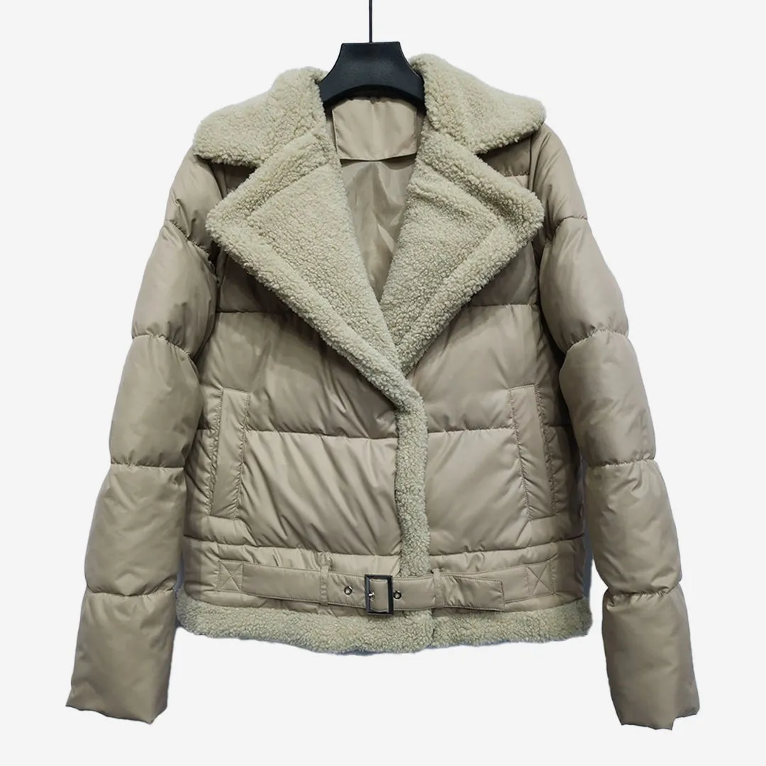 Octavia - Borg Collar Padded Jacket