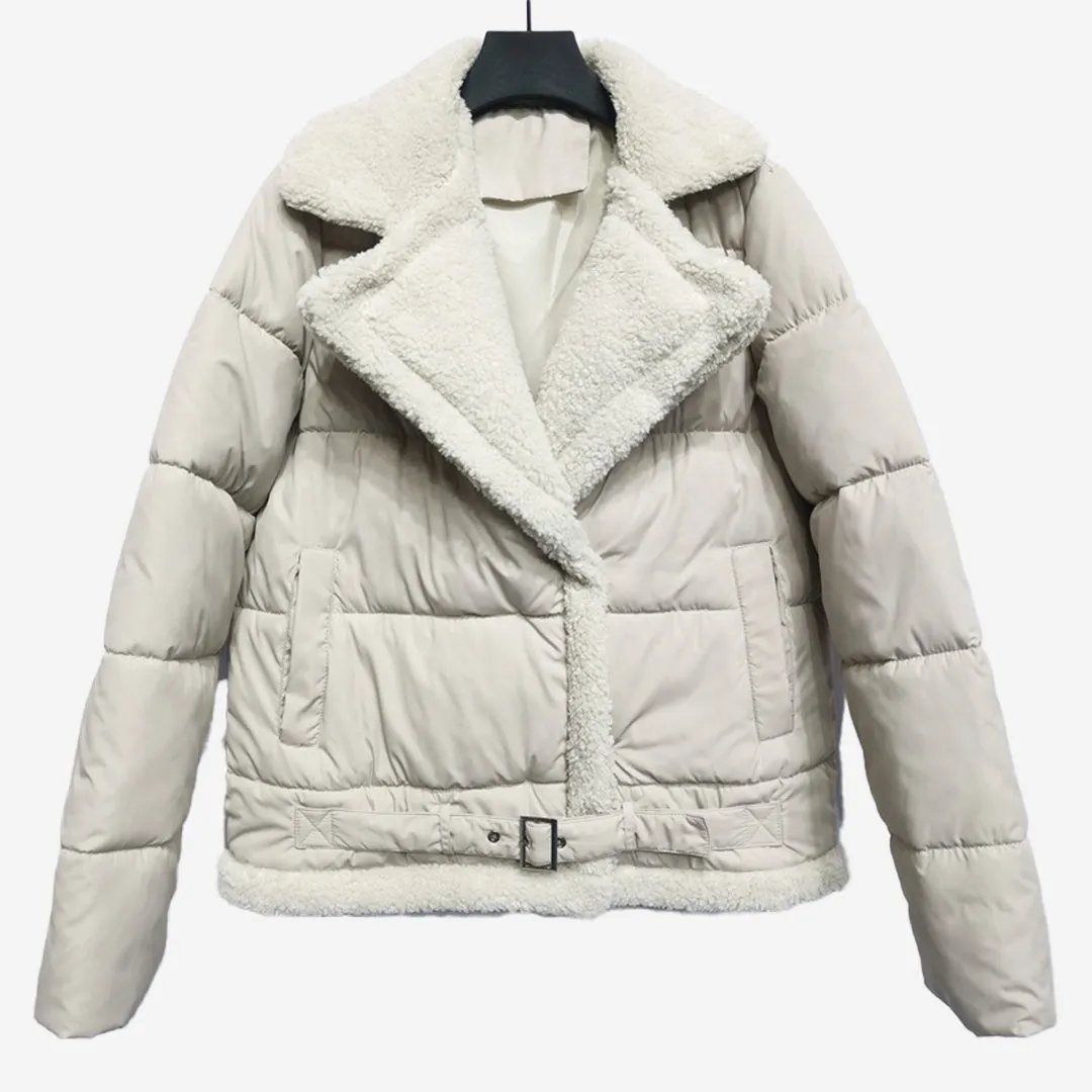 Octavia - Borg Collar Padded Jacket