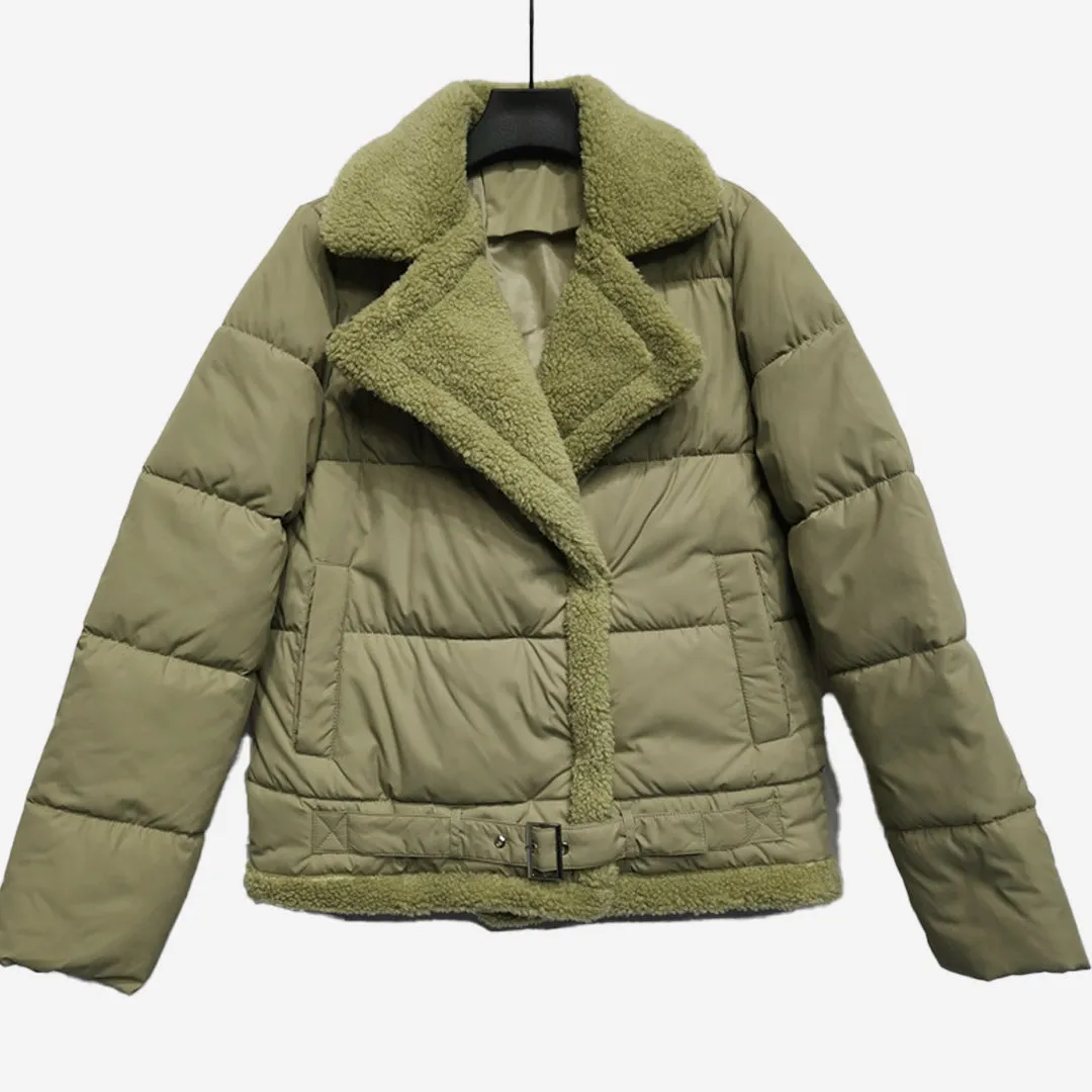 Octavia - Borg Collar Padded Jacket