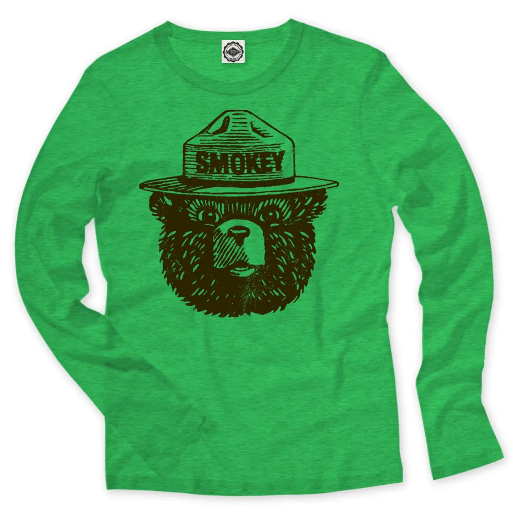 Official Smokey Bear Kid's Long Sleeve Tee