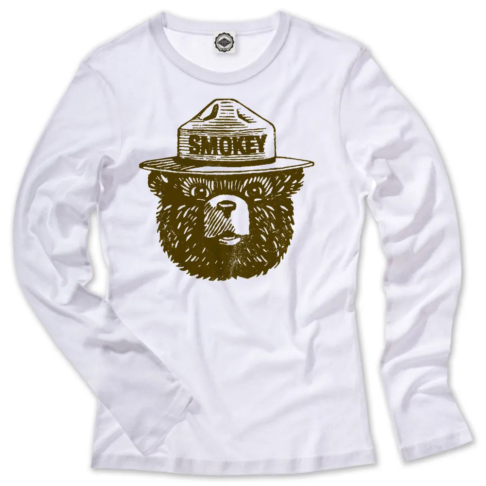 Official Smokey Bear Kid's Long Sleeve Tee