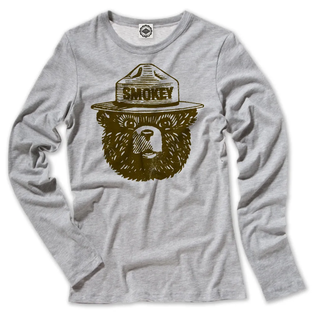 Official Smokey Bear Kid's Long Sleeve Tee
