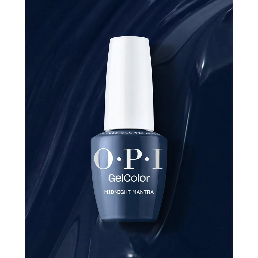 OPI GelColor Gel Nail Polish - Midnight Mantra (Creme) with OPI Intelli-Gel Technology™ / 0.5 oz.