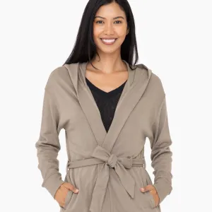 Organic Cotton Blend Wrap Cardigan