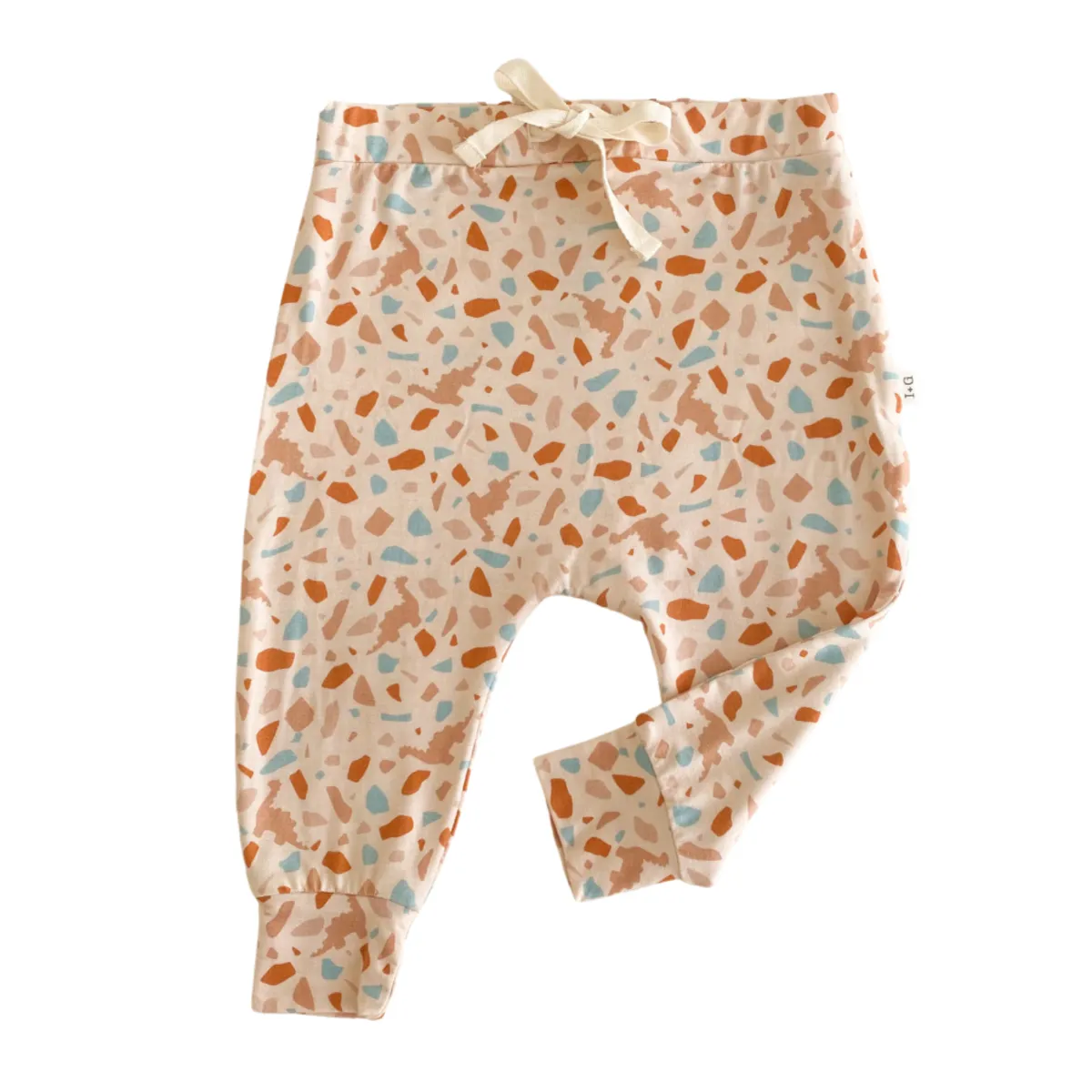 Organic Relaxed Fit Leggings - Dino Terrazzo