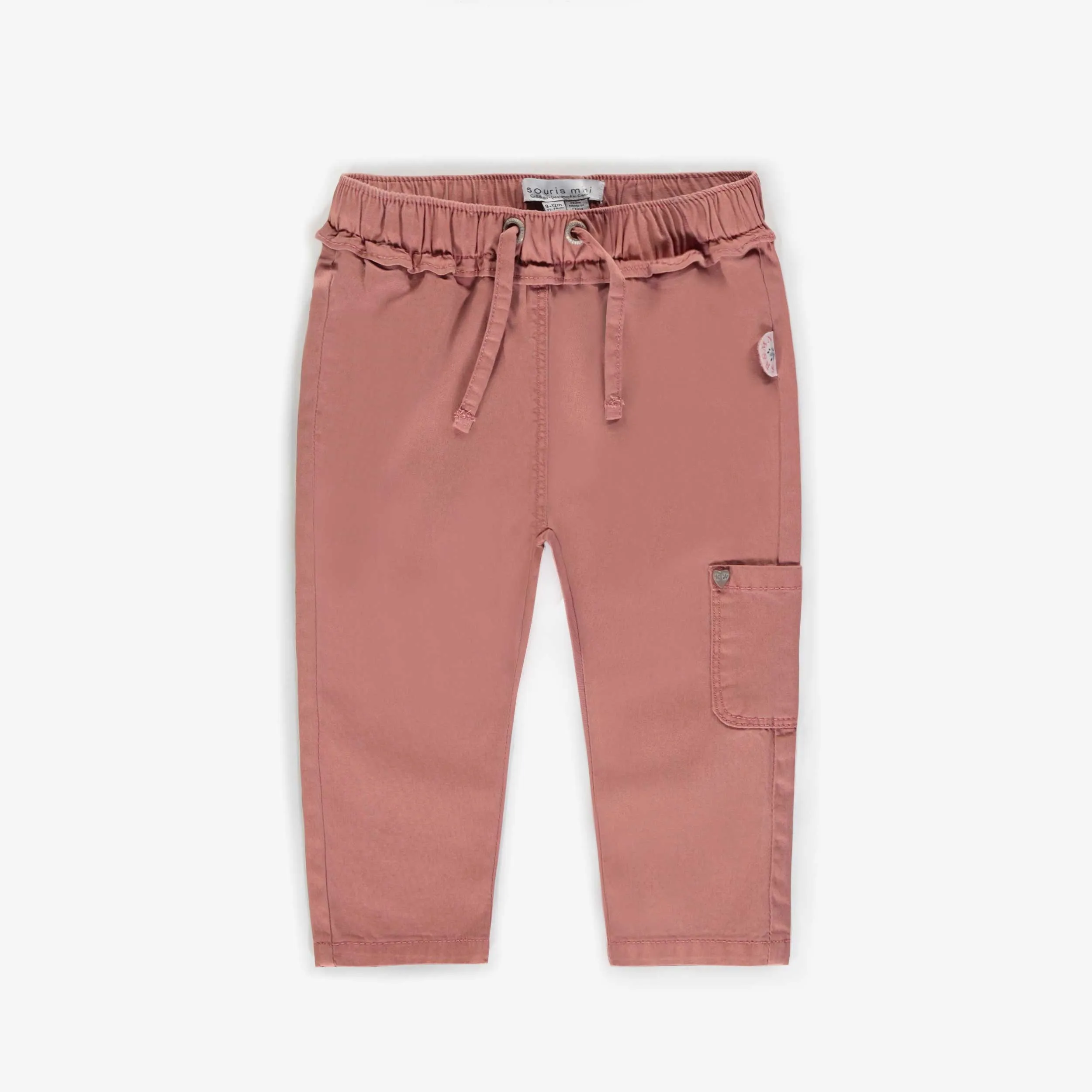 Pantalon en twill coupe décontractée, bébé || Relaxed fit twill pants, baby