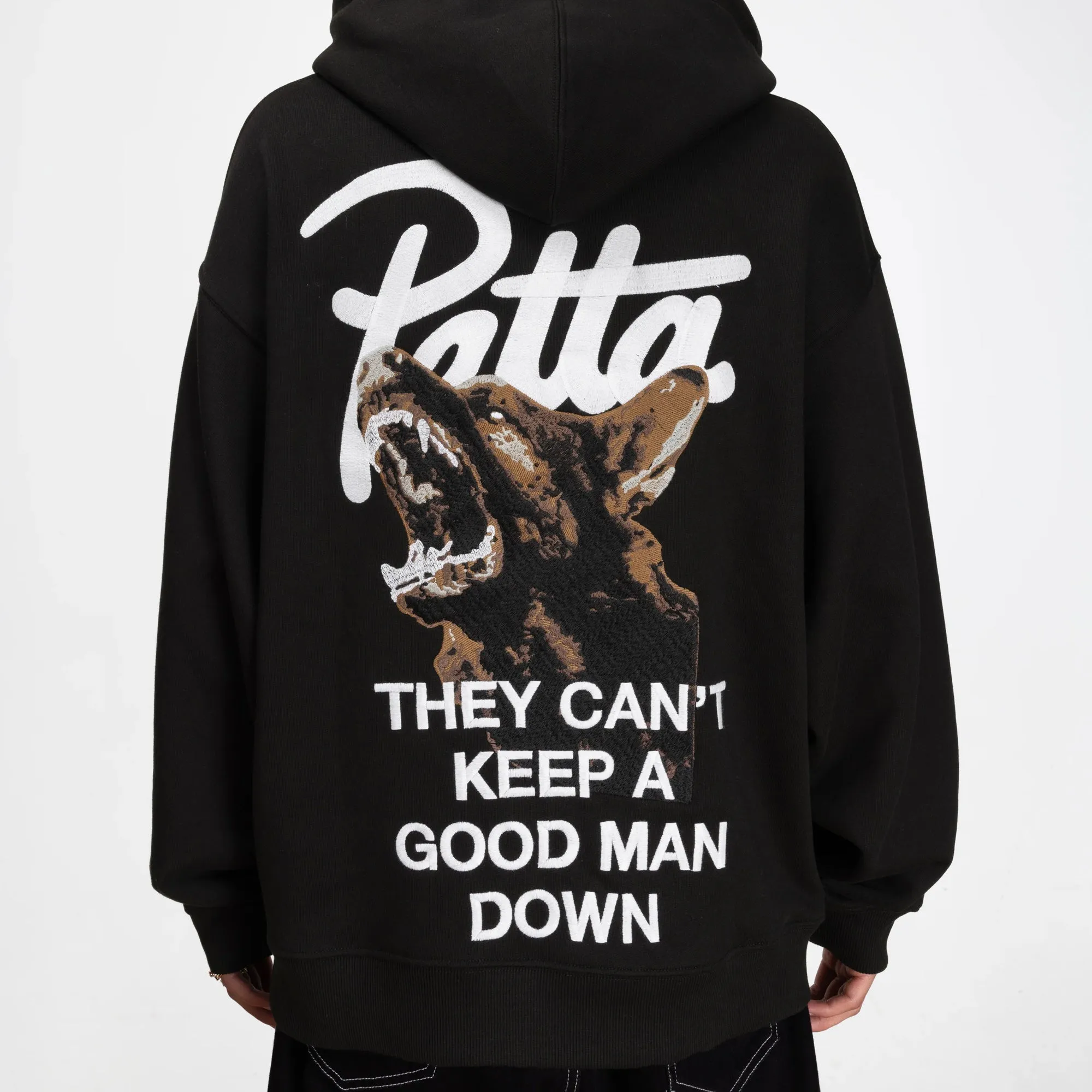 Patta Mens Bark Boxy Hoodie