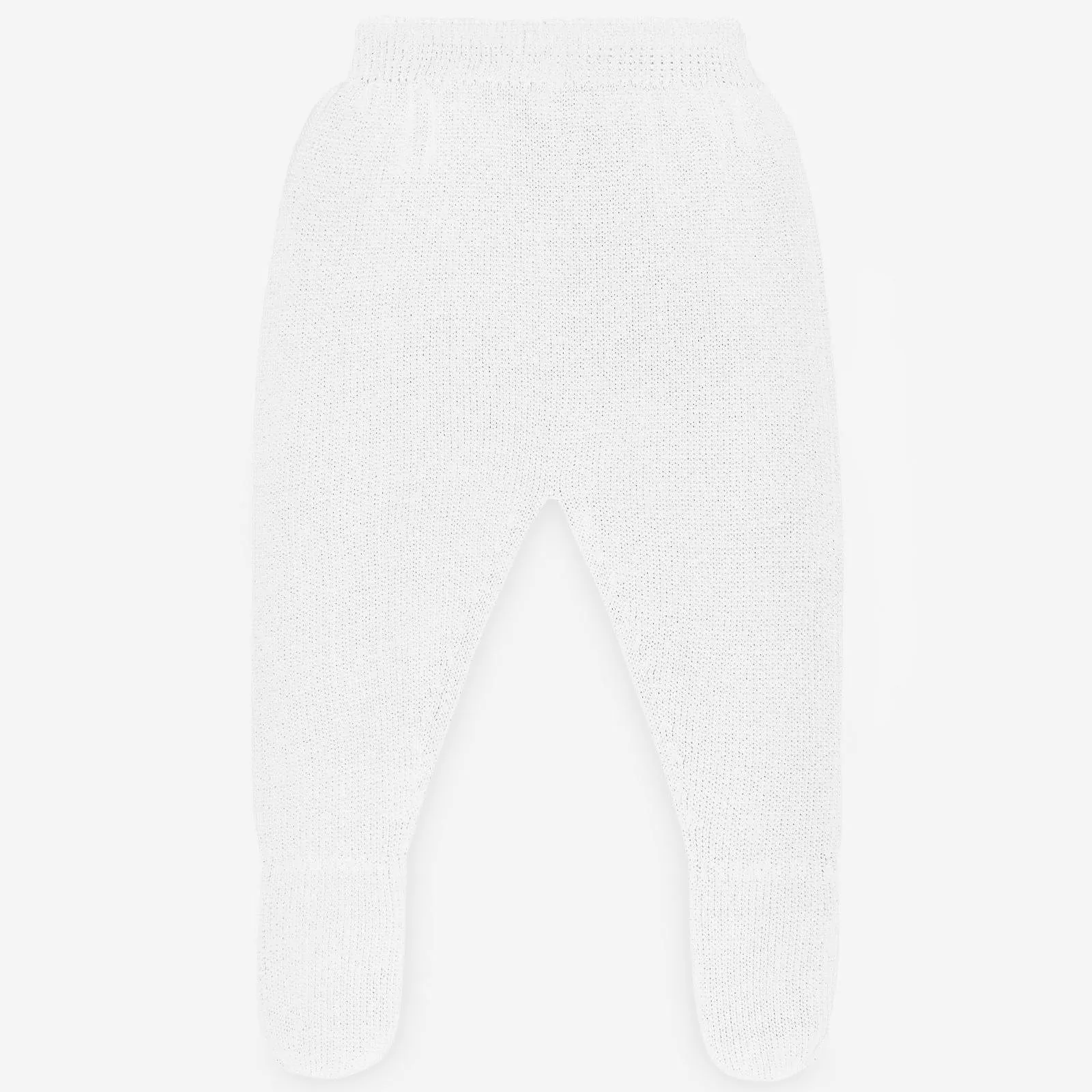 Paz Rodriguez White Knitted Two Piece Babygrow