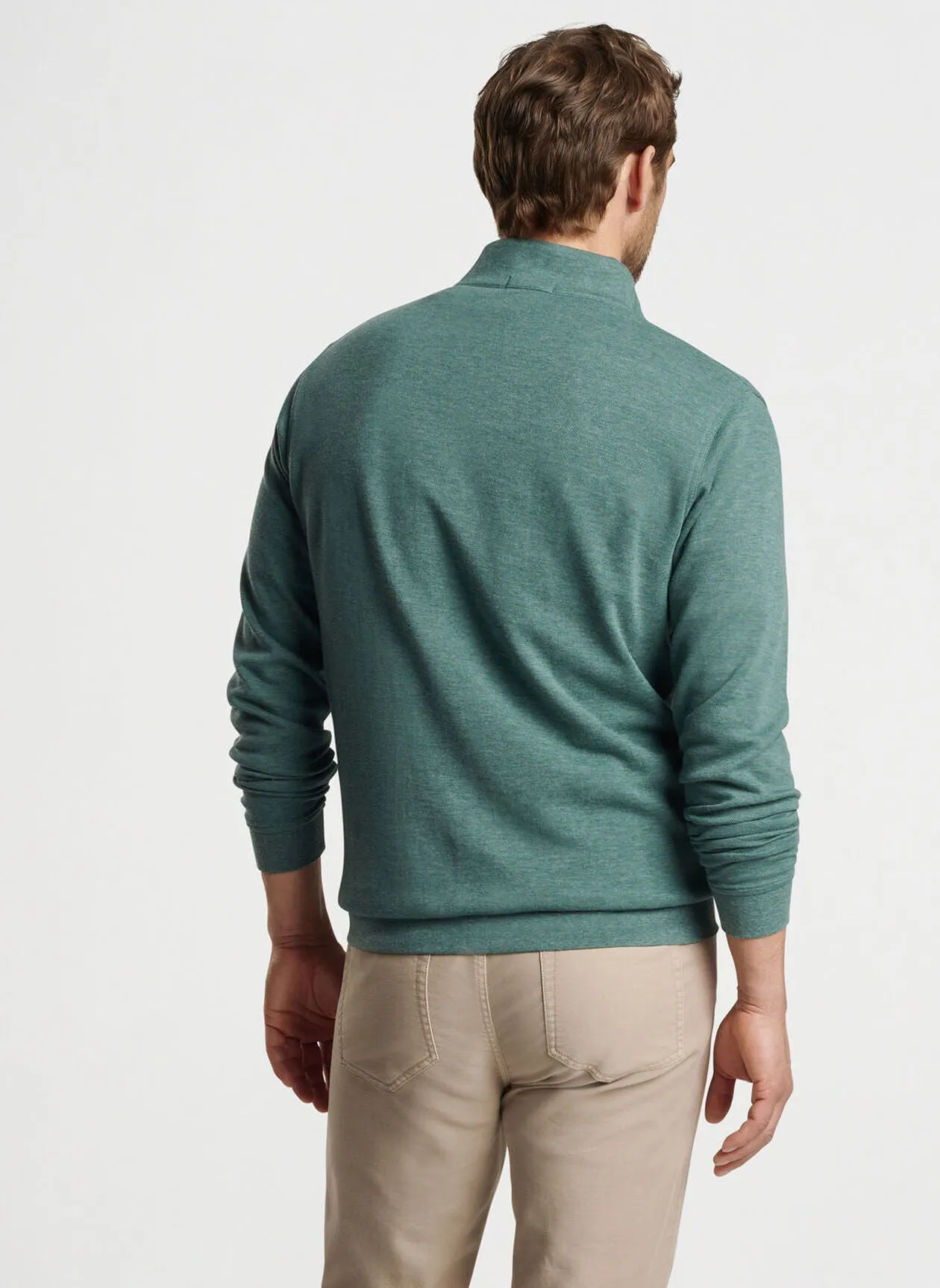 Peter Millar Mens Classic Fit Crown Comfort Pullover - SHERWOOD