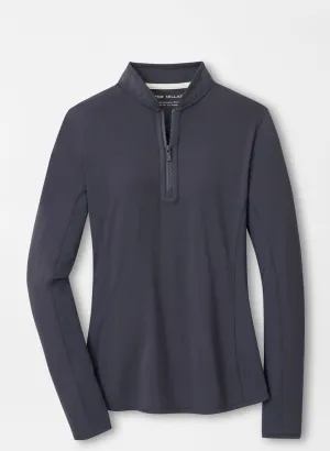 Peter Millar Womens Lightweight Sun Shirt - GRAPHITE