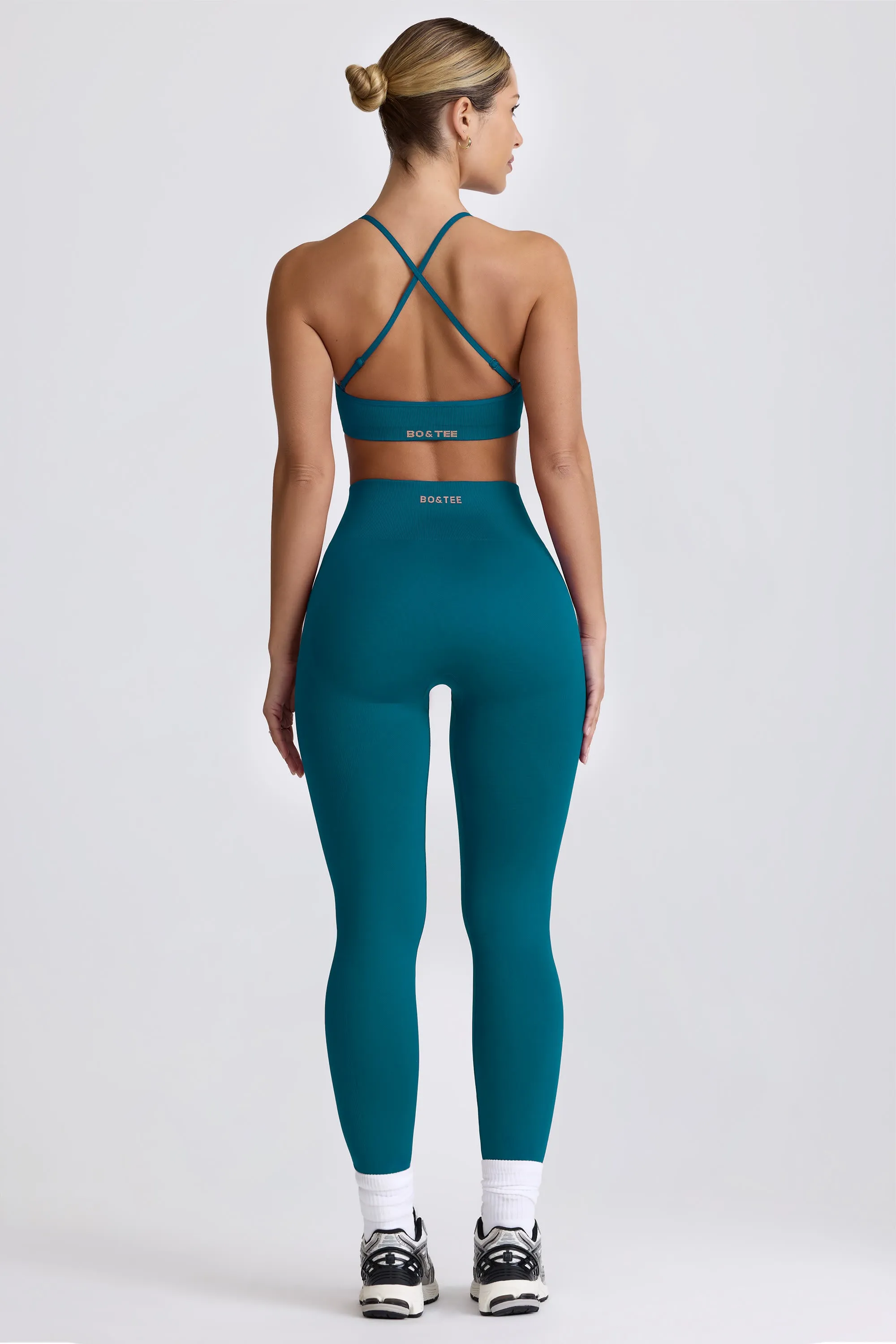 Petite Super Sculpt Seamless High-Waist Leggings in Teal