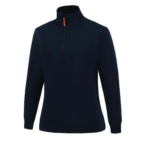 Pilbara Womens Zipper Closed Front Fleece Pullover