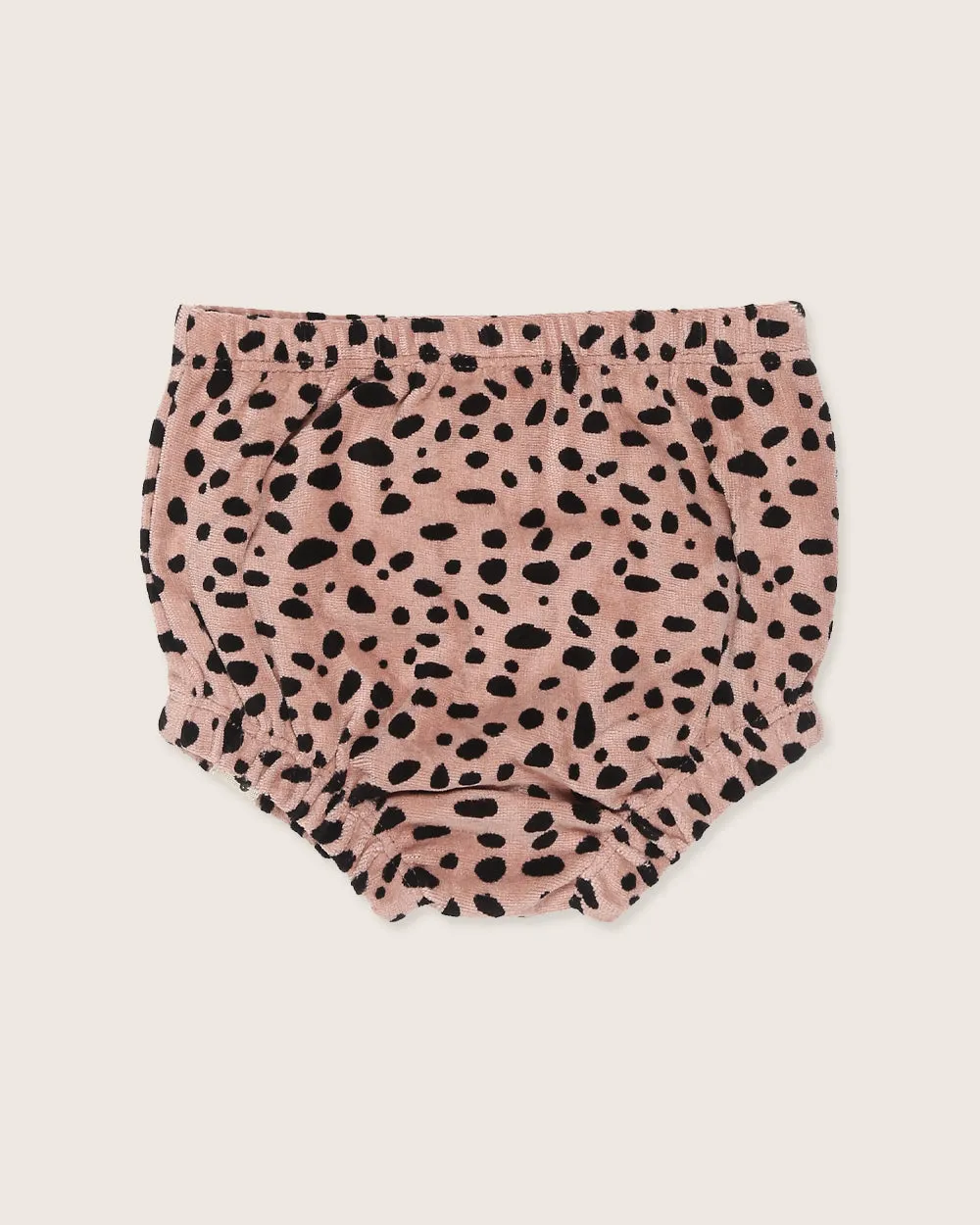 Pink Leopard Print Velour Bloomers
