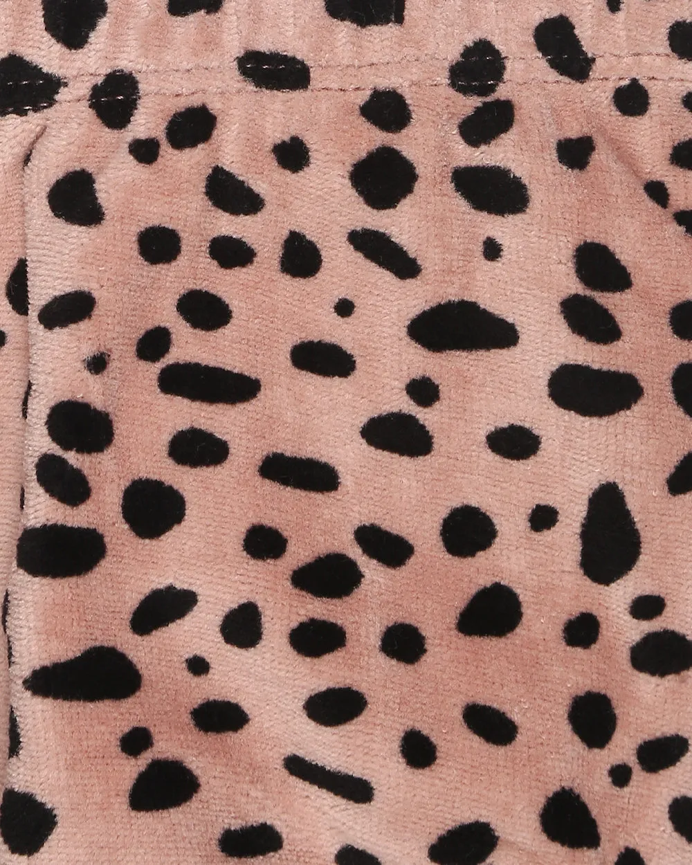Pink Leopard Print Velour Bloomers