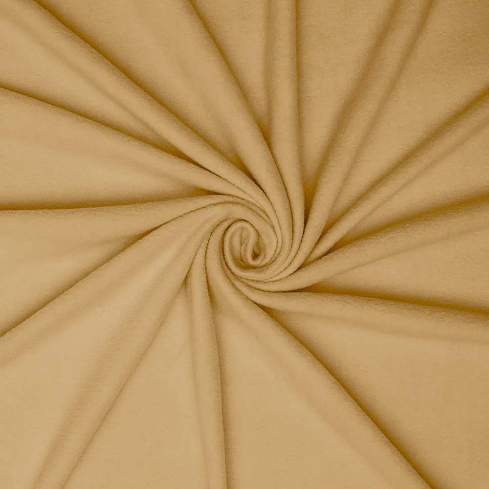 Plain Polar Fleece Beige 140cm