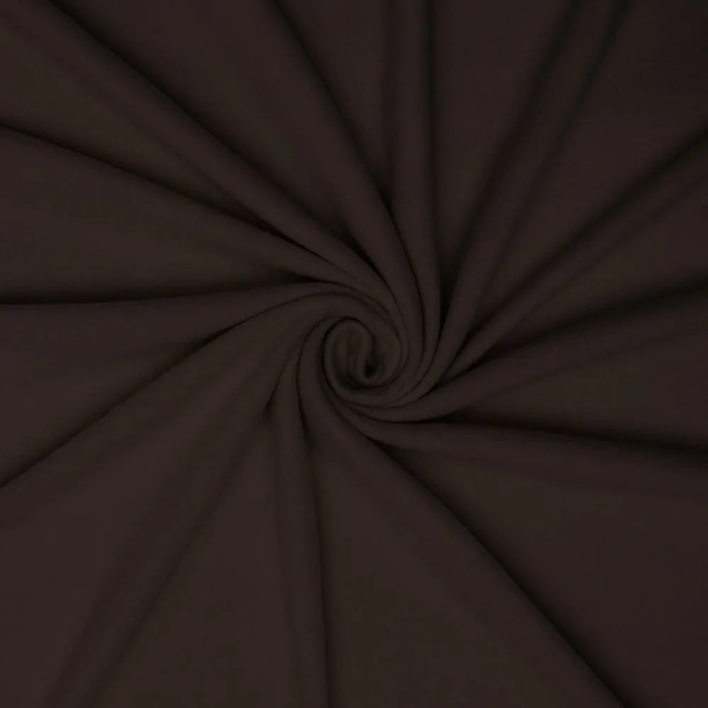 Plain Polar Fleece Chocolate  140cm