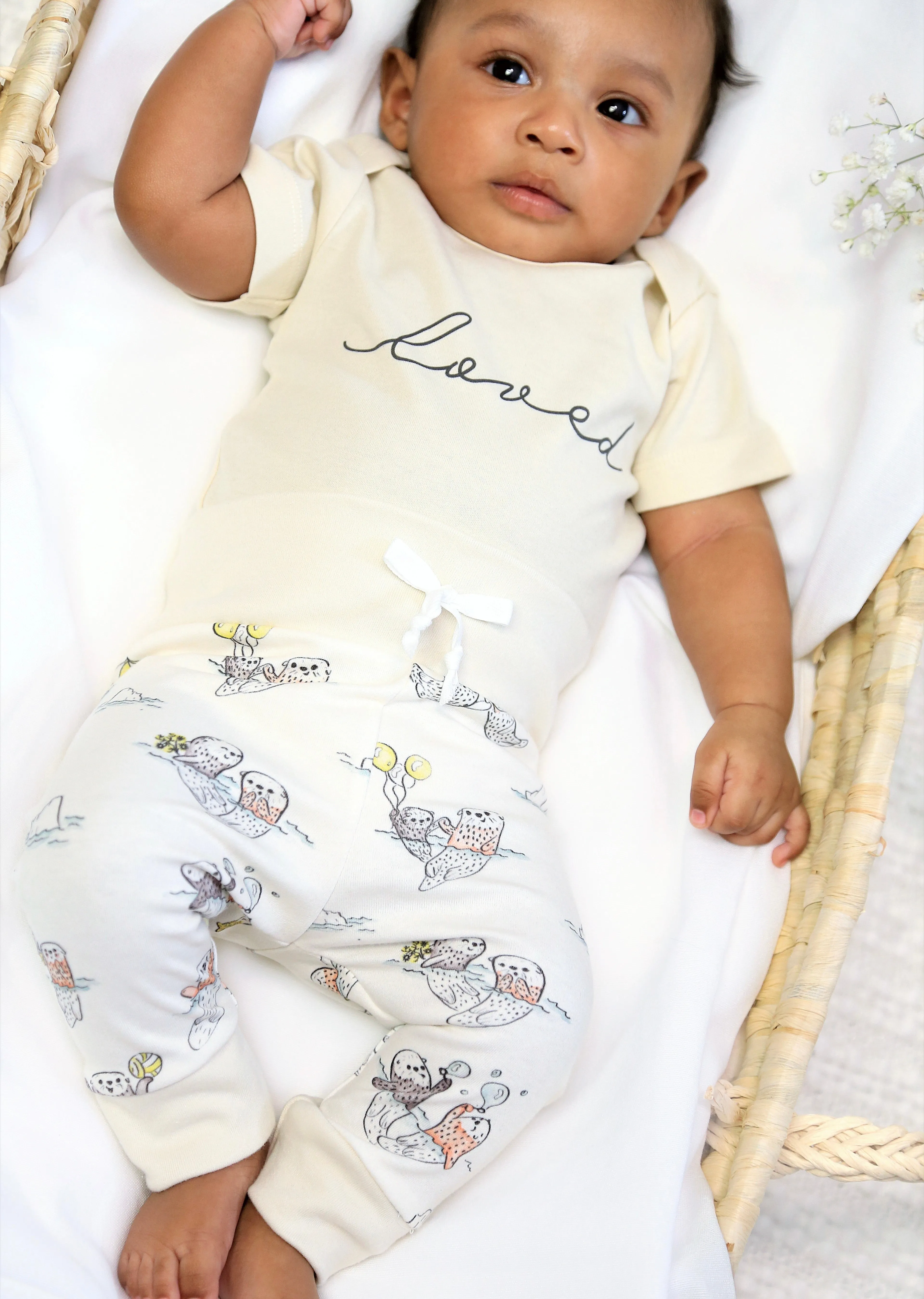 Playful Otter Leggings | Gender Neutral