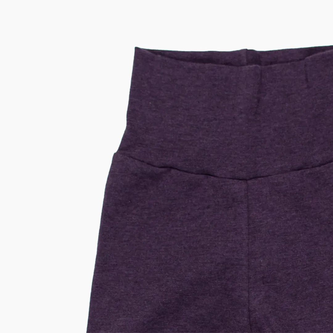 Plum Grow-With-Me Leggings