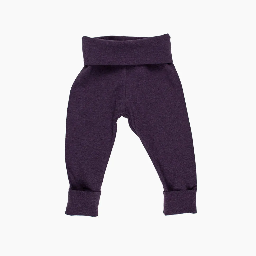 Plum Grow-With-Me Leggings