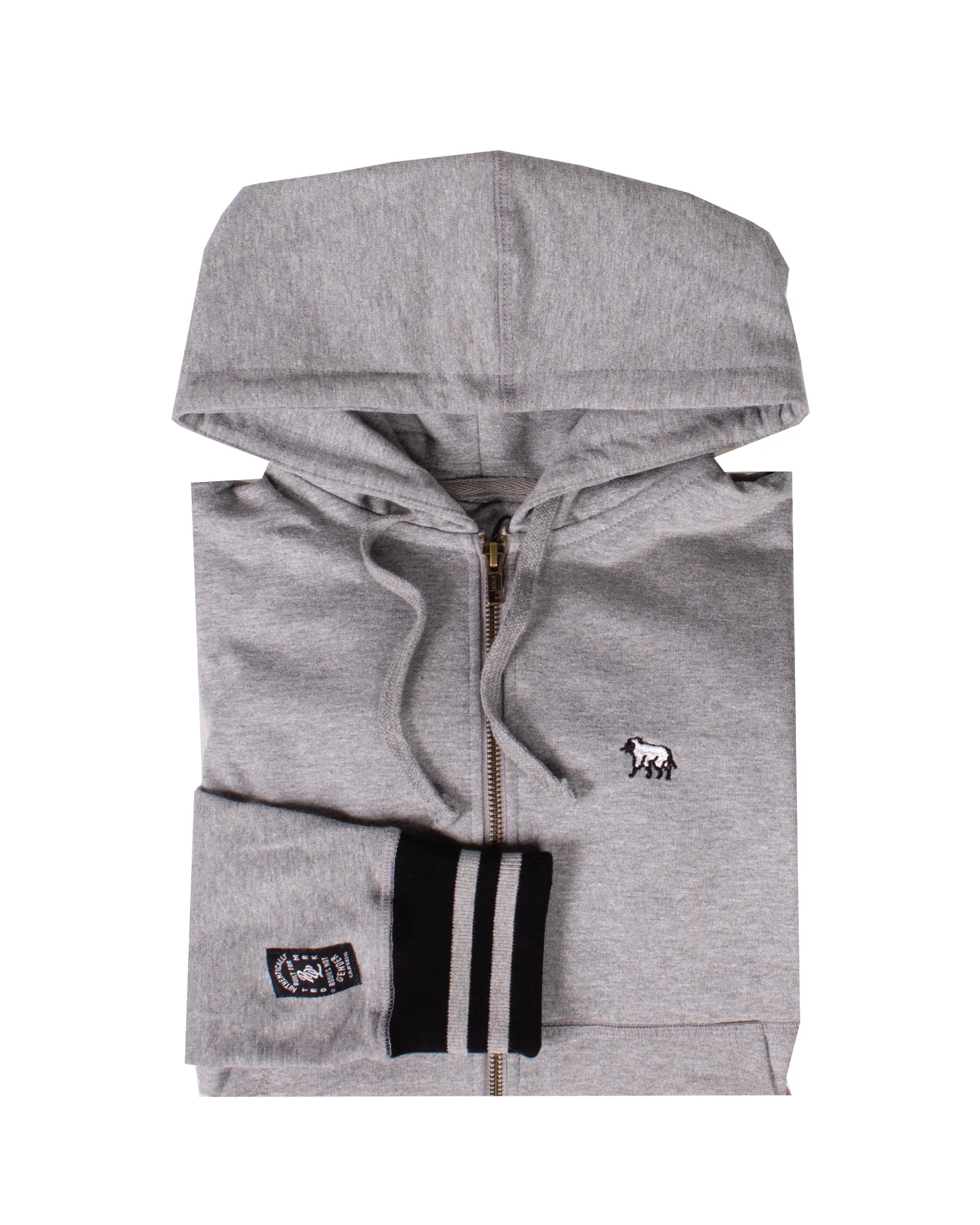 Plus Grey Varsity Logo Hoodie