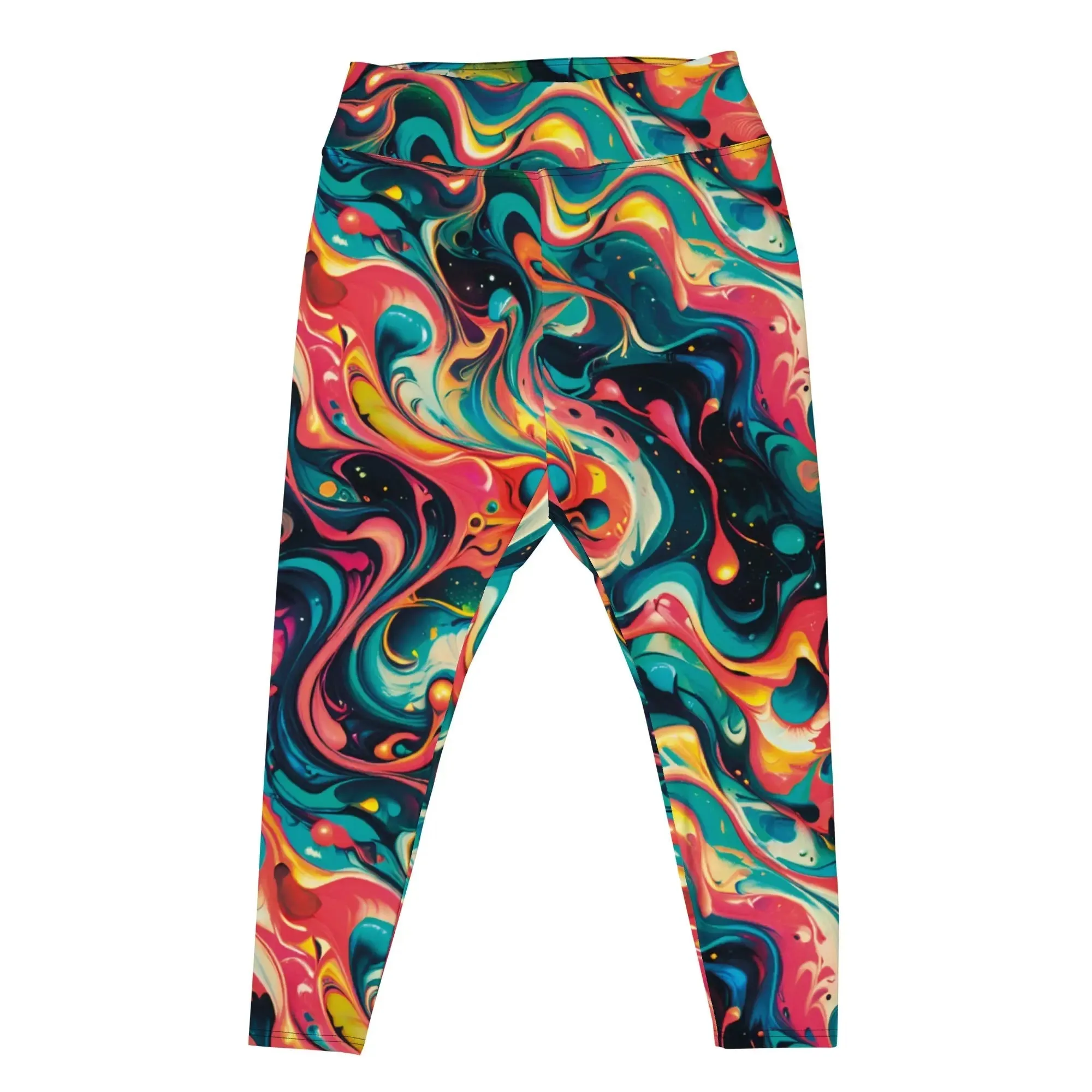 Plus Size Leggings - Celestial Splash