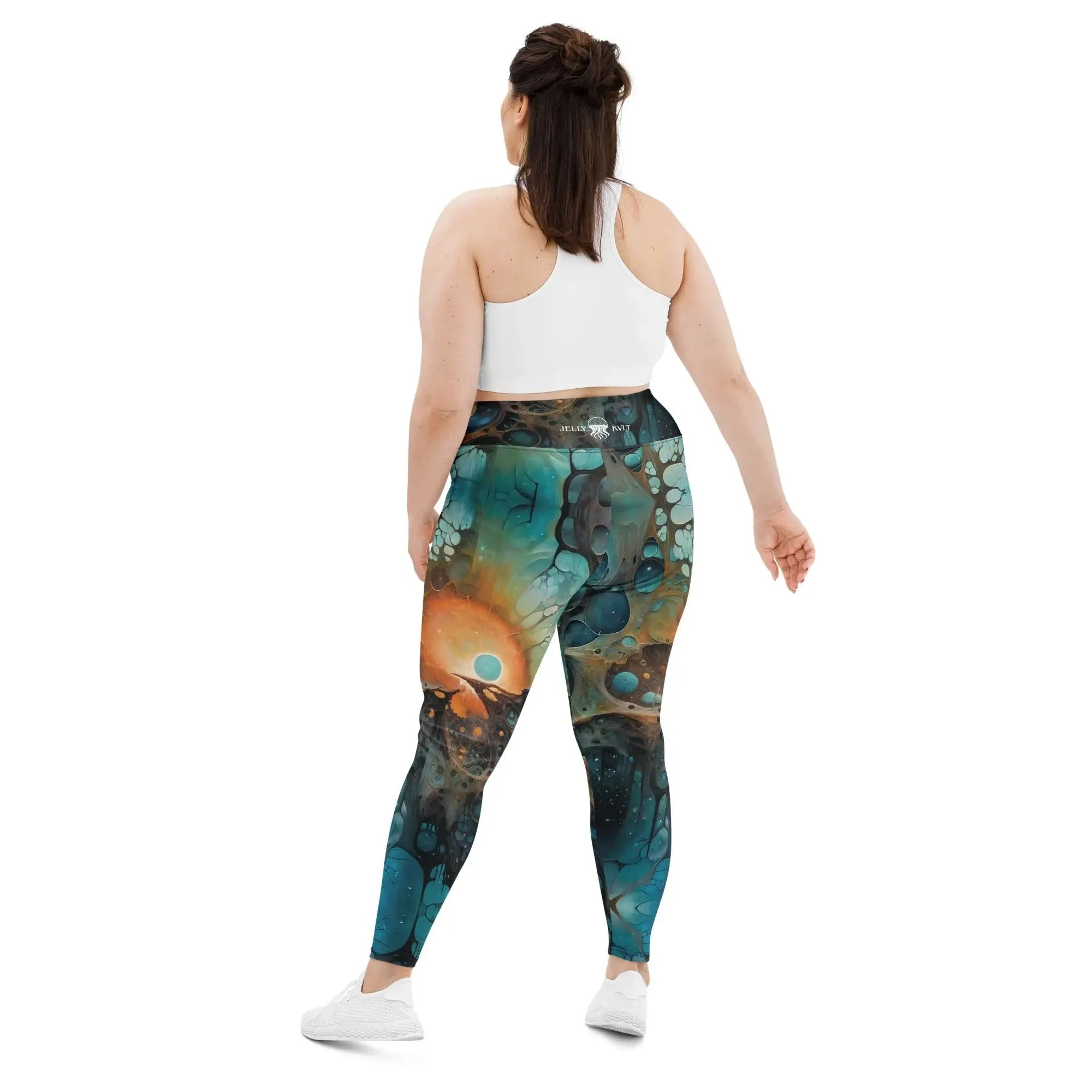 Plus Size Leggings - Chthonic Echoes