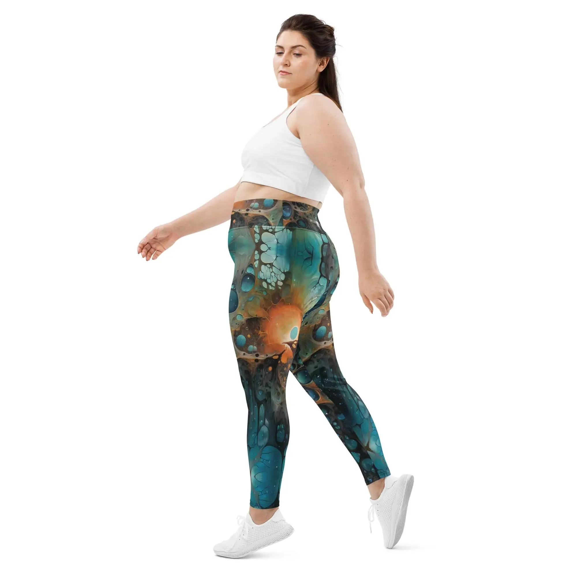 Plus Size Leggings - Chthonic Echoes