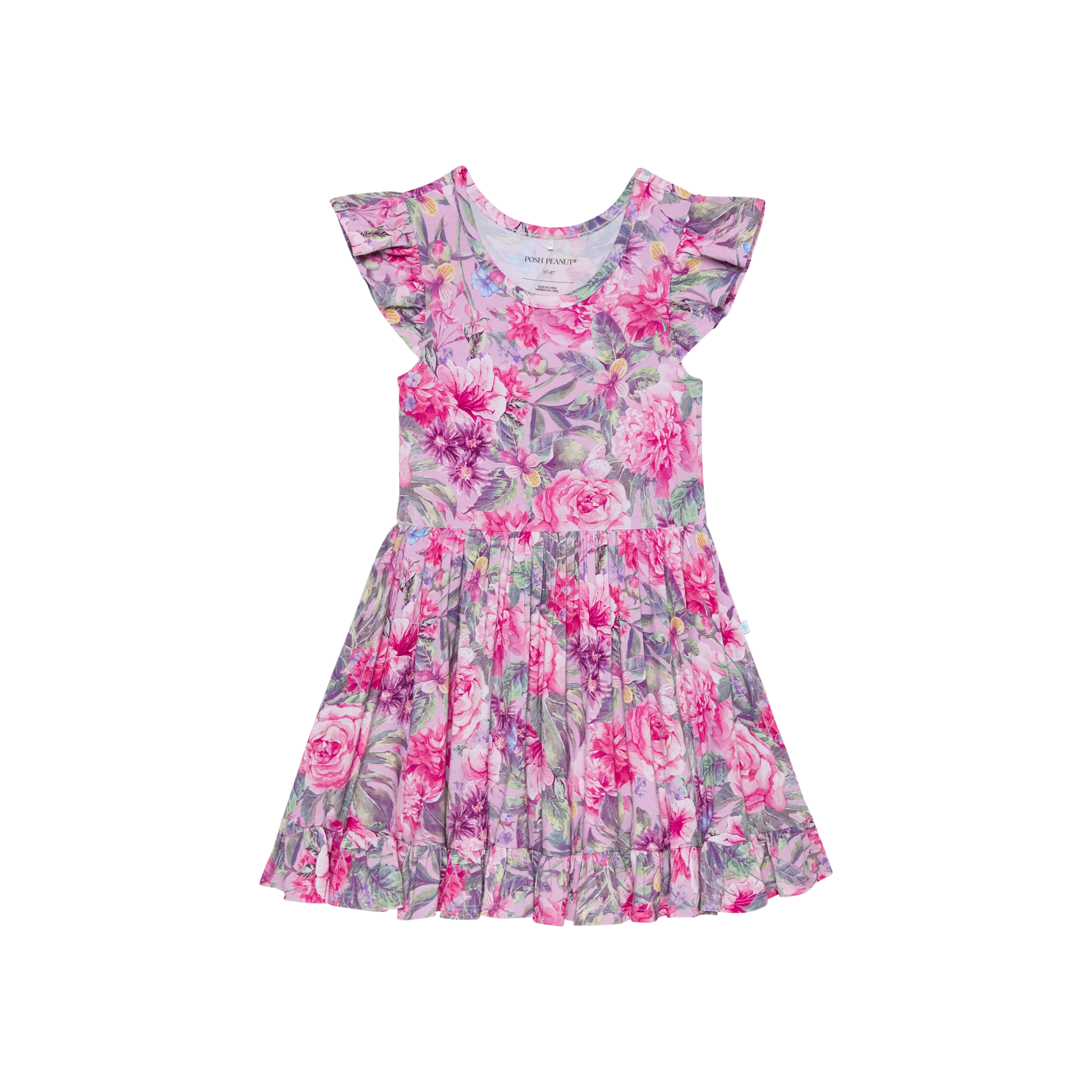 Posh Peanut Ellery Ruffled Twirl Dress