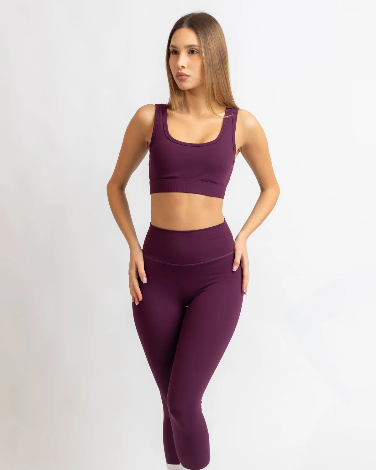Power Leggings - Grape