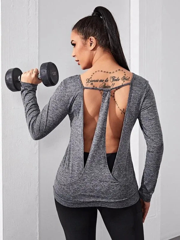 Pranayama Backless Tee