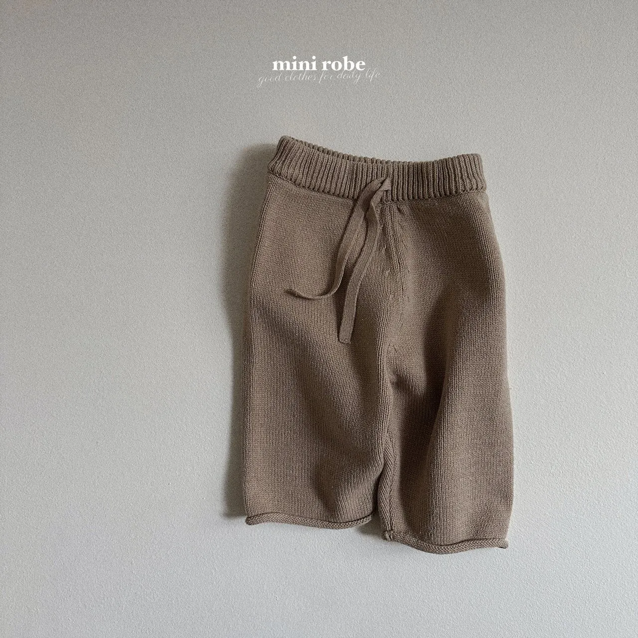 PRE-ORDER MINIROBE FINE KNIT TROUSERS