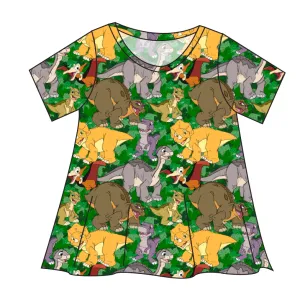 Prehistoric Pals Ladies' Swing Tee