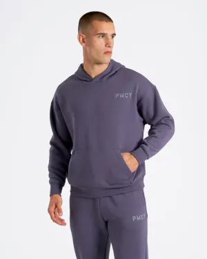 PWCT Club Men's Box Fit Hoodie Greystone Blue