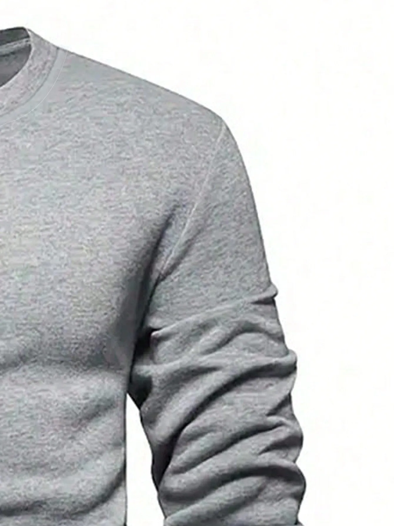 QA Basics Men's 3pcs Round Neck Long Sleeve Sweatshirt