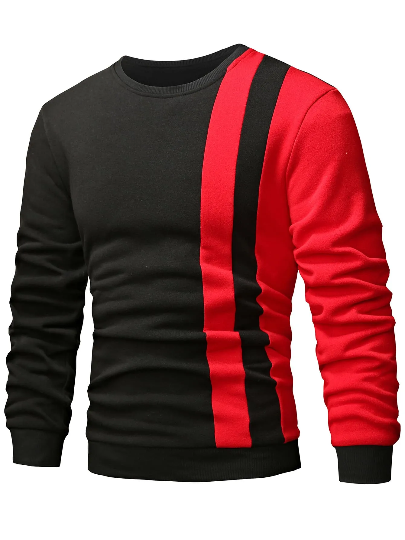 QA Homme Men Colour Block Sweatshirt