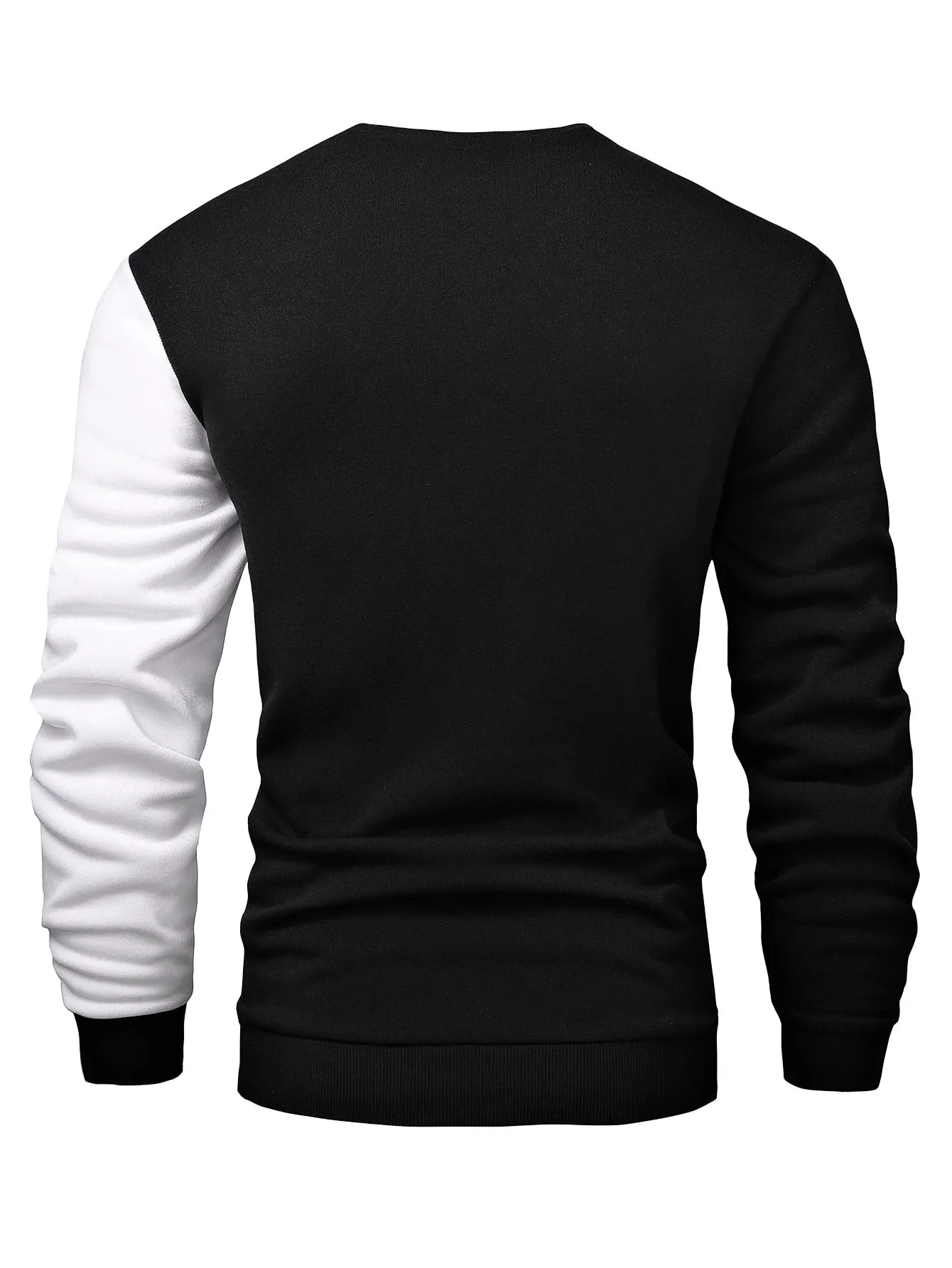 QA Homme Men Colour Block Sweatshirt