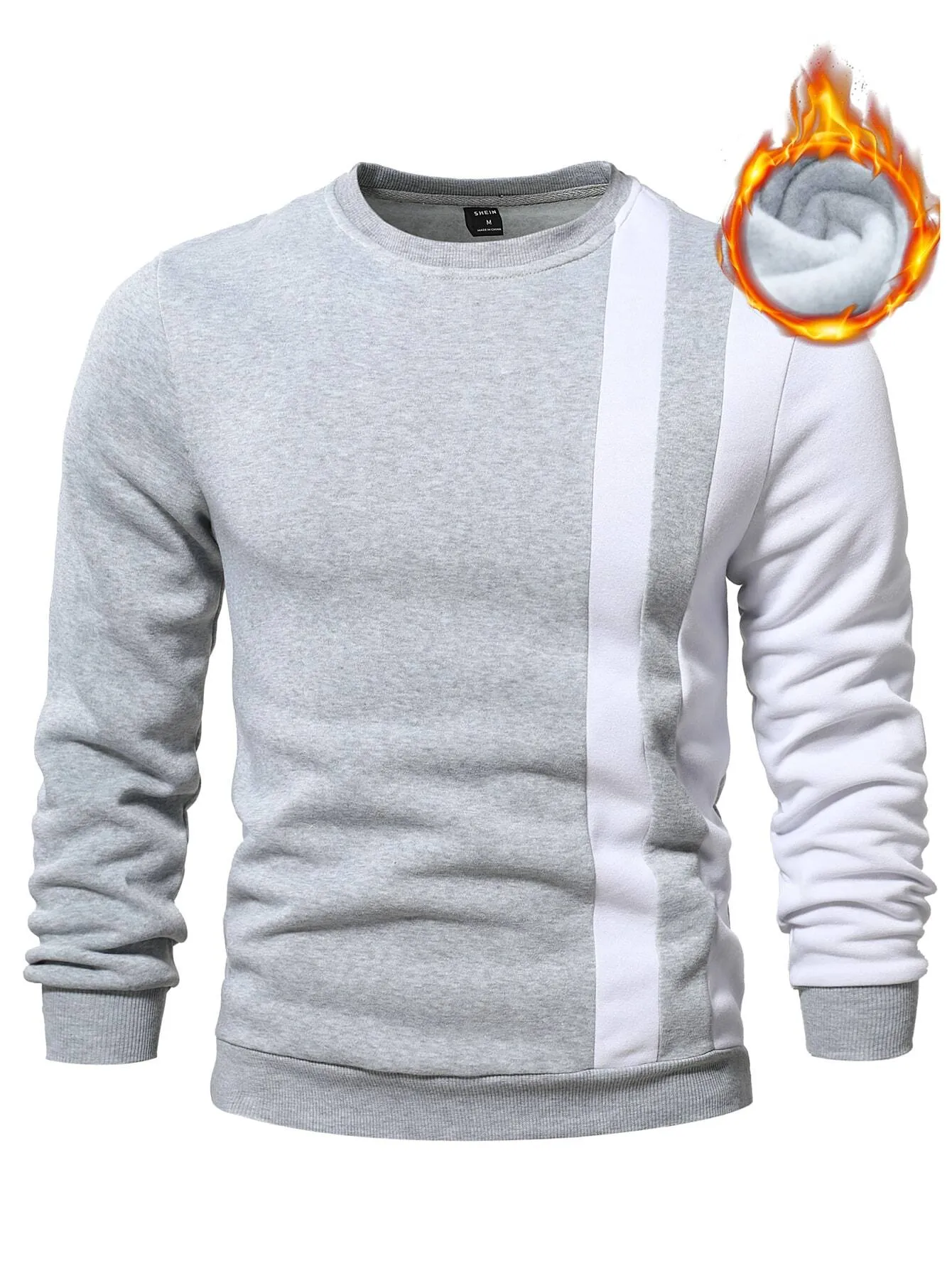 QA Homme Men Colour Block Sweatshirt