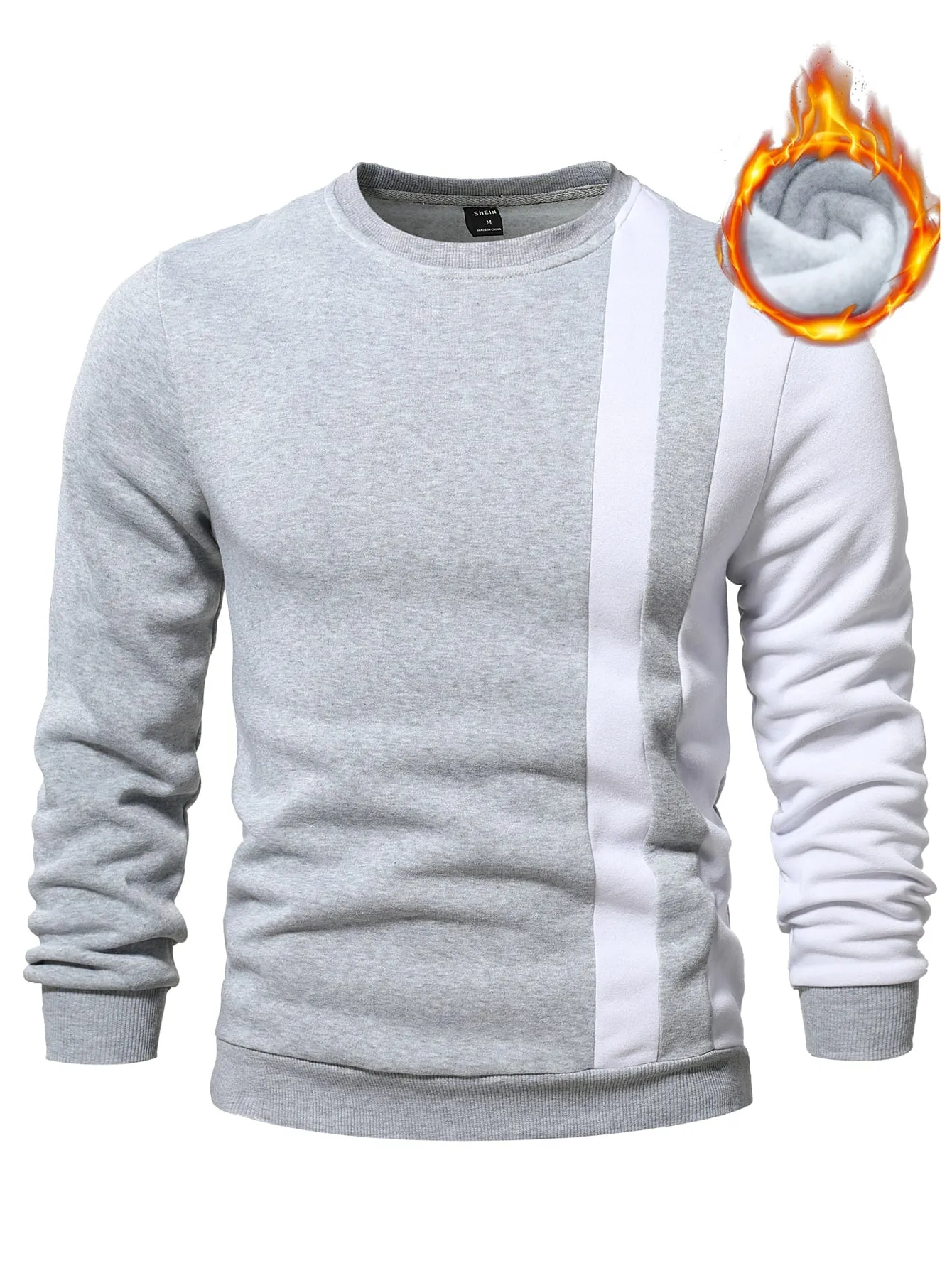 QA Homme Men Colour Block Sweatshirt
