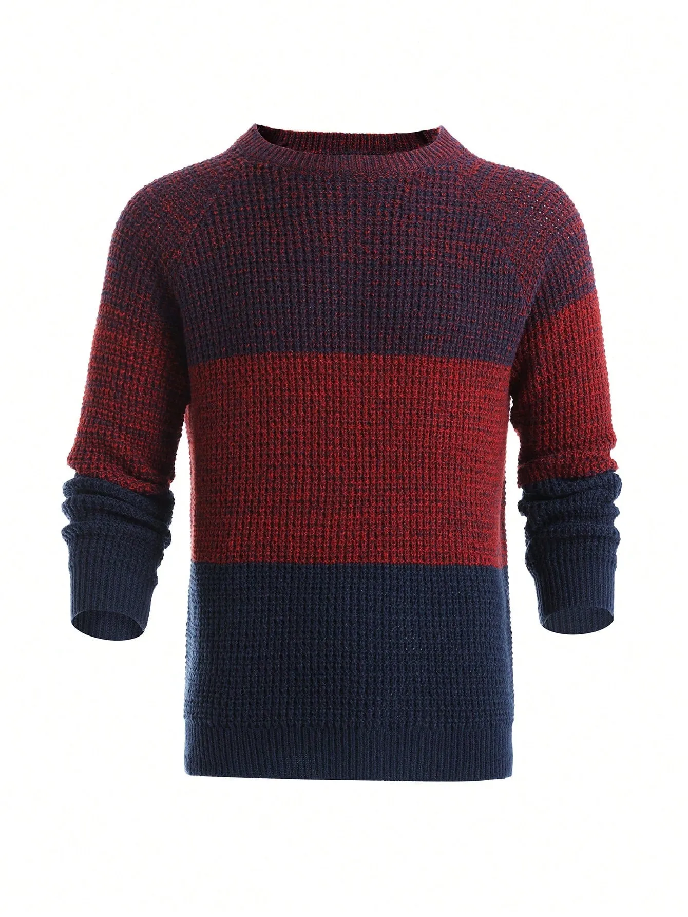QA Homme Men's Color-Block Sweater