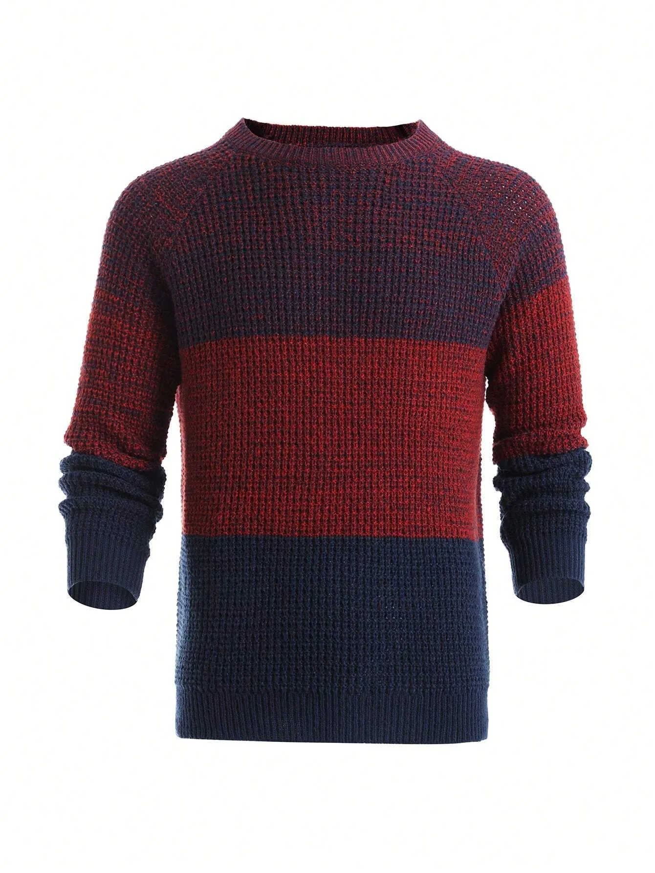 QA Homme Men's Color-Block Sweater