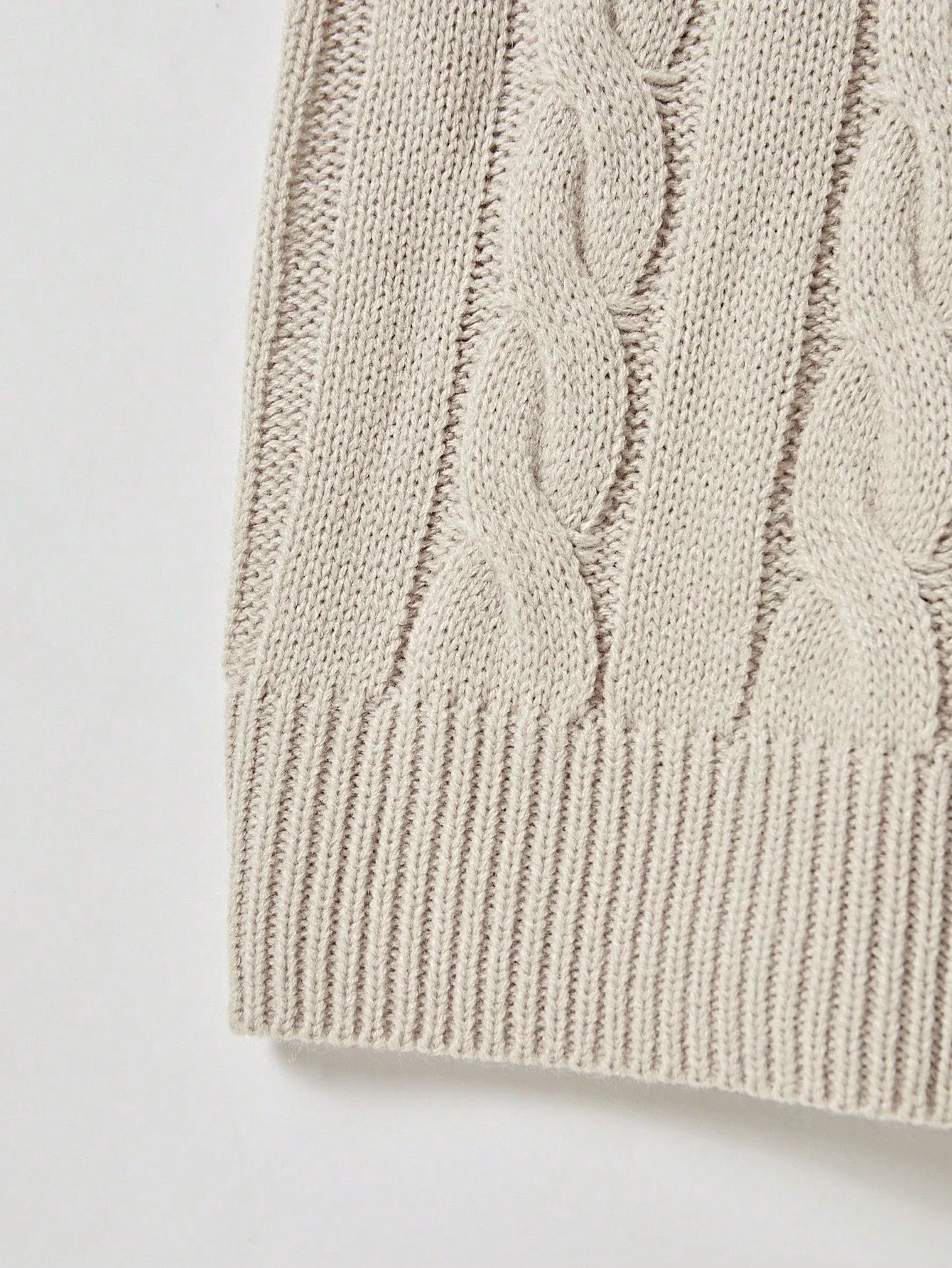 QA Men's Casual Solid Color Knit Sweater Vest, Spring/Autumn