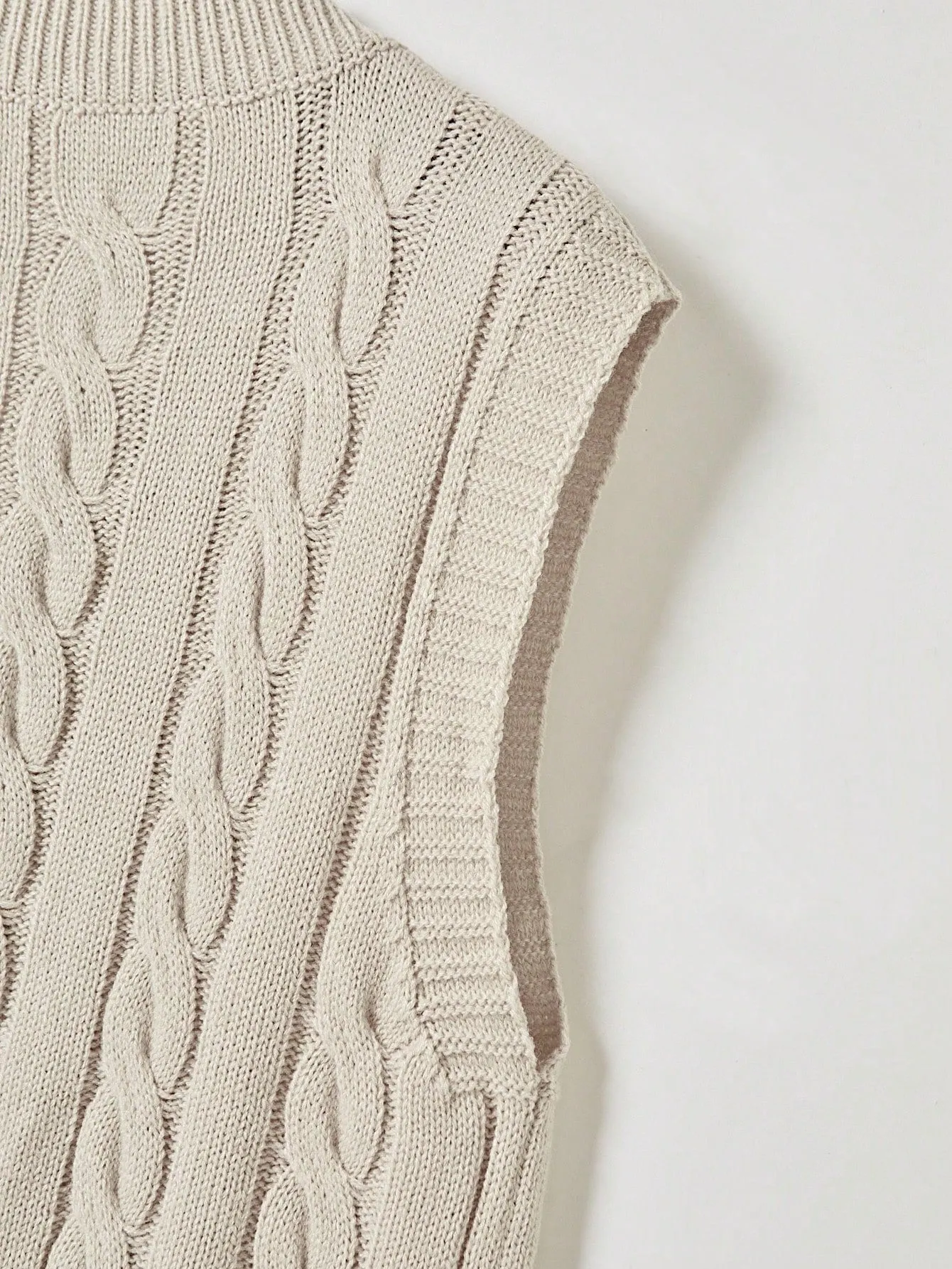 QA Men's Casual Solid Color Knit Sweater Vest, Spring/Autumn
