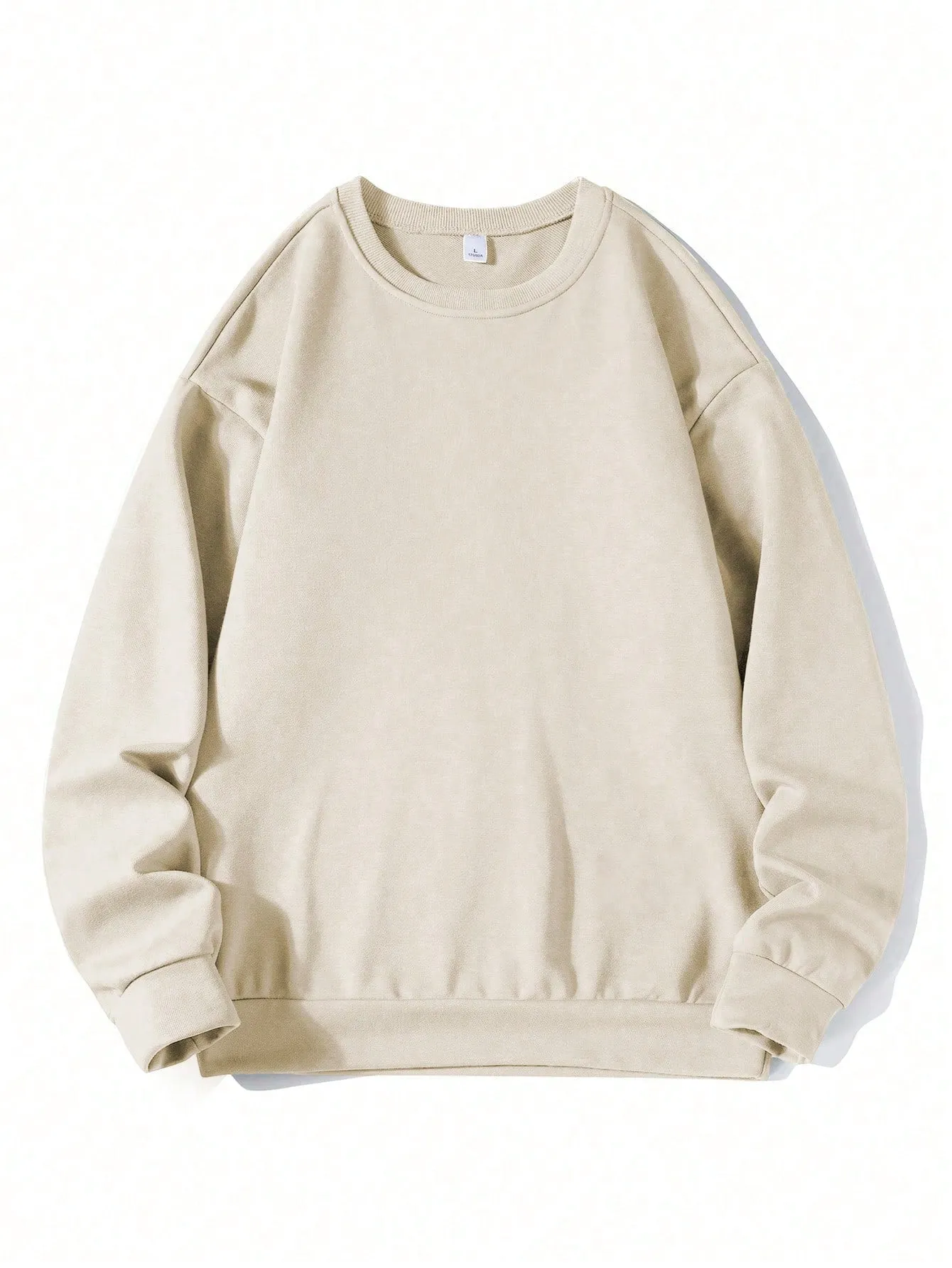 QA Men's Solid Color Sweatshirt