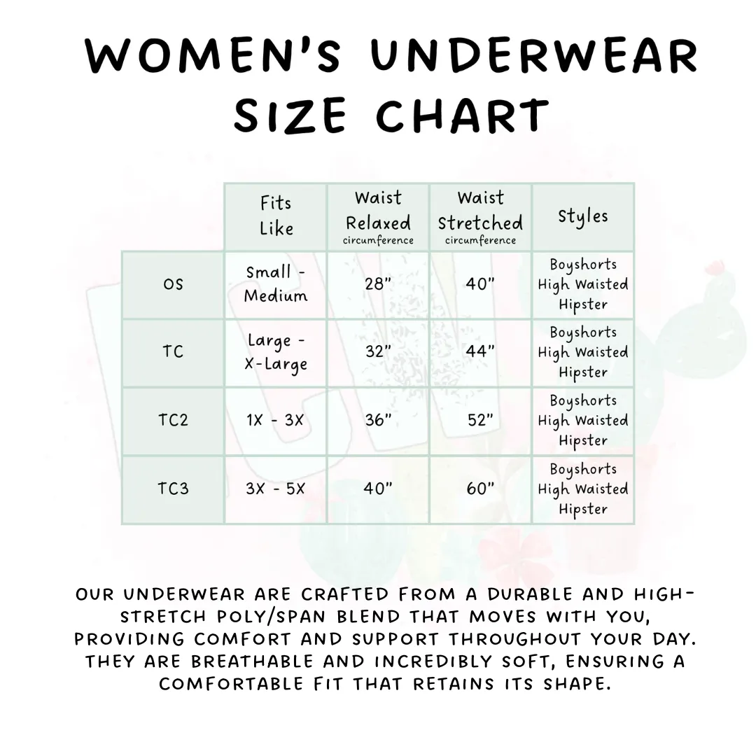 Ready to Ship - Hydrangea Women's Underwear - Hipster & Boy Short