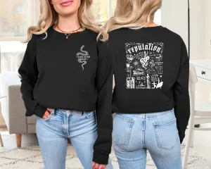 Reputation Tracklist Collage Sweatshirt